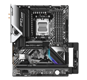 ASRock | X670E PRO RS | Processor family AMD | Processor socket AM5 | DDR5 DIMM | Memory slots 4 | Supported hard disk drive interfaces 	SATA, M.2 | Number of SATA connectors 6 | Chipset AMD X670 | ATX