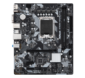 ASRock B760M-HDV/M.2 D4 Processor family Intel, Processor socket  LGA1700, DDR4 DIMM, Memory slots 2, Supported hard disk drive interfaces SATA, M.2, Number of SATA connectors 4, Chipset Intel B760, Micro ATX