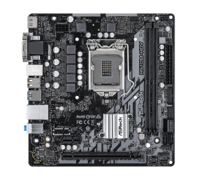 ASRock H510M-HDV R2.0 Processor family Intel, Processor socket  LGA1200, DDR4 DIMM, Memory slots 2, Supported hard disk drive interfaces SATA, Number of SATA connectors 4, Chipset Intel H510, Micro ATX