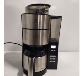 Ecost prekė po grąžinimo Melitta 102101 filtravimo kavos aparatas, nerūdijantis plienas, juodas