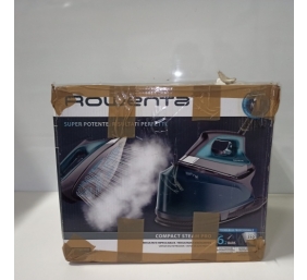 Ecost prekė po grąžinimo Rowenta Compact Steam Pro DG7621 aukšto slėgio virdulys mėlyna, xl