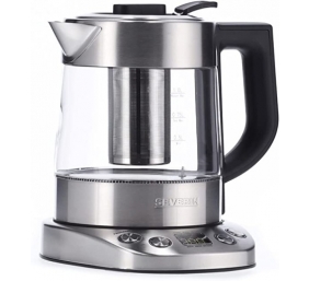 Ecost prekė po grąžinimo Severin WK 3473 stiklinė arbata / virdulys Deluxe Mini (maždaug 2200 W, su