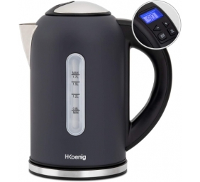 Ecost prekė po grąžinimo H.Koenig BOE52 virdulys su reguliuojama temperatūra / 1,7 L / 40100 ° C /