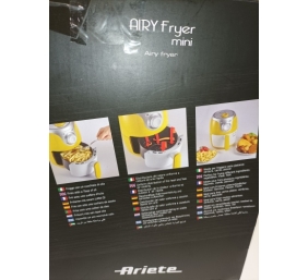 Ecost prekė po grąžinimo Ariete 4615 Airy Fryer mini karšto oro gruzdintuvė, 2 l talpa, 1000 W, mak