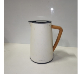 Ecost prekė po grąžinimo Nedis KAWK510EWT virdulys | 1,7 l | Soft Touch | Balta