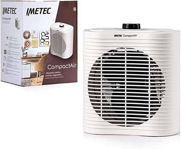 Imetec Compact Air Intérieure Blanc 2000 W Chauffage de ventilateur