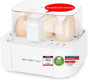 Ecost prekė po grąžinimo Emerio Geriausias kiaušinių virimo aparatas EB115560 išverda visus tris vi