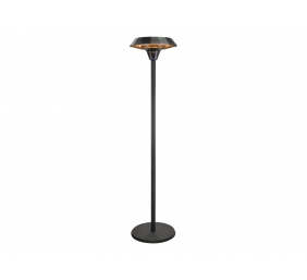 TunaBone | Electric Standing Infrared Patio Heater | TB2068S-01 | Patio heater | 2000 W | Number of power levels 3 | Suitable for rooms up to 20 m² | Black | IP45