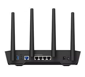 Wireless Wifi 6 AX4200 Dual Band Gigabit Router, UK | TUF-AX4200 | 802.11ax | 3603+574 Mbit/s | 10/100/1000 Mbit/s | Ethernet LAN (RJ-45) ports 4 | Mesh Support Yes | MU-MiMO Yes | 3G/4G data sharing | Antenna type External | 1 x USB 3.2 Gen 1 | 36 month(