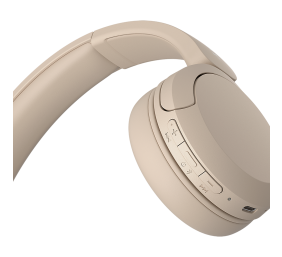 Sony WH-CH520 Wireless Headphones, Beige | Sony | Wireless Headphones | WH-CH520 | Wireless | On-Ear | Microphone | Noise canceling | Wireless | Beige