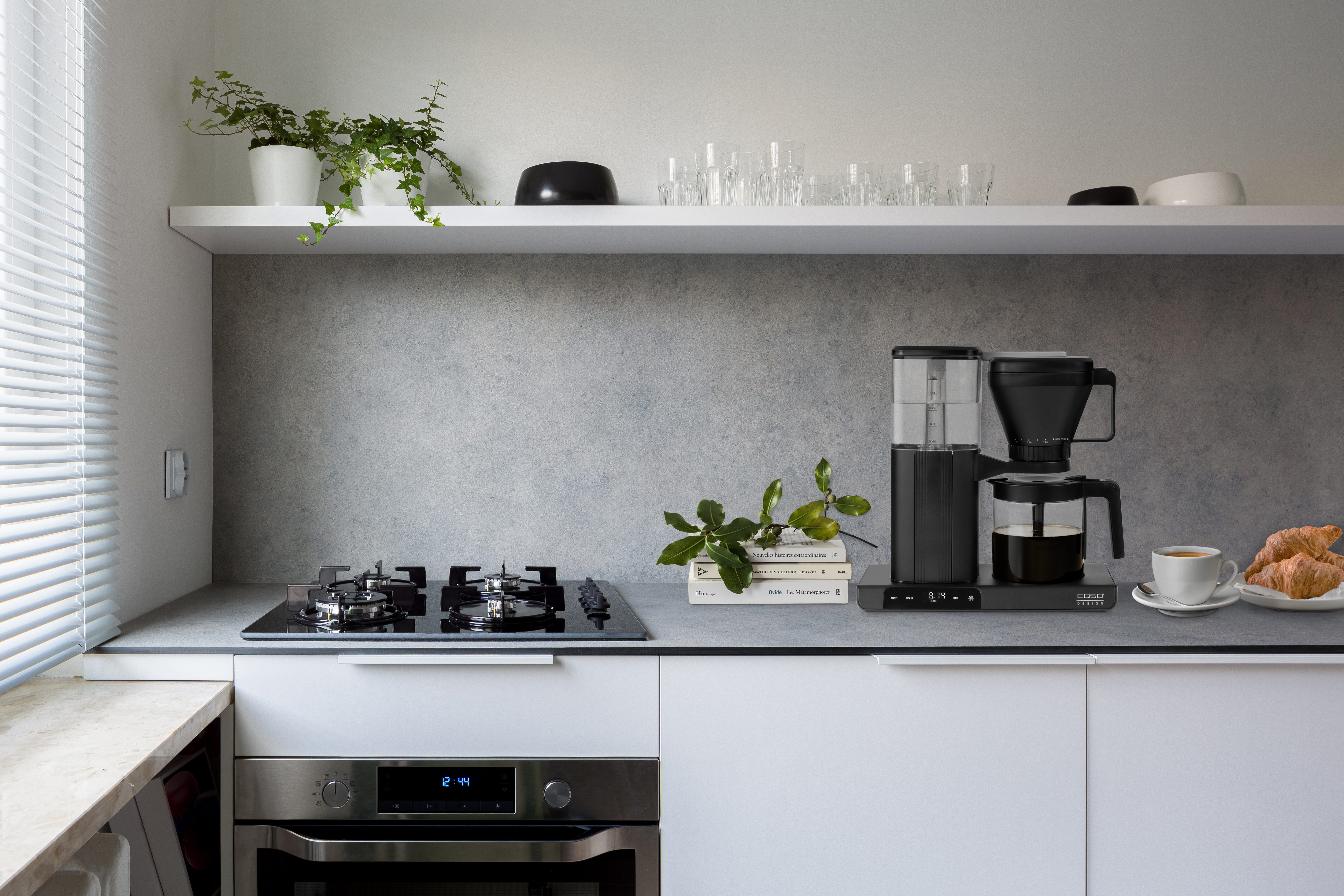Caso | Design Coffee Maker | Aroma Sense | Pump pressure Not applicable bar | Manual | 1550 W | Black