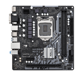 ASRock H510M-HVS R2.0 Processor family Intel, Processor socket  LGA1200, DDR4 DIMM, Memory slots 2, Supported hard disk drive interfaces 	SATA, Number of SATA connectors 4, Chipset  Intel H510, Micro ATX