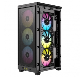 Corsair | RGB AIRFLOW PC Case | 2000D | Black | Mini-ITX | Power supply included No | SFX