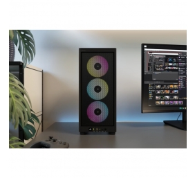 Corsair | RGB AIRFLOW PC Case | 2000D | Black | Mini-ITX | Power supply included No | SFX