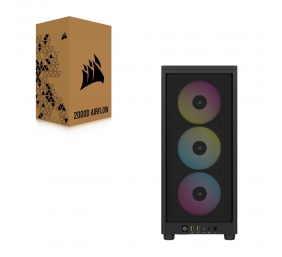 Corsair | RGB AIRFLOW PC Case | 2000D | Black | Mini-ITX | Power supply included No | SFX
