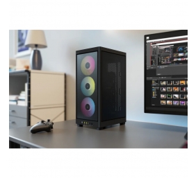 Corsair | RGB AIRFLOW PC Case | 2000D | Black | Mini-ITX | Power supply included No | SFX