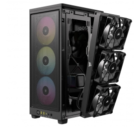 Corsair | RGB AIRFLOW PC Case | 2000D | Black | Mini-ITX | Power supply included No | SFX