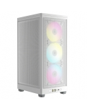 Corsair | RGB AIRFLOW PC Case | 2000D | White | Mini-ITX | Power supply included No | SFX