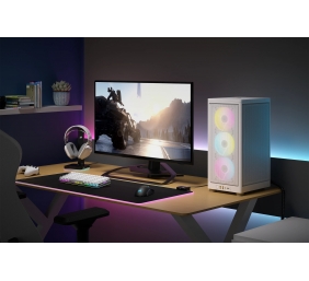 Corsair | RGB AIRFLOW PC Case | 2000D | White | Mini-ITX | Power supply included No | SFX