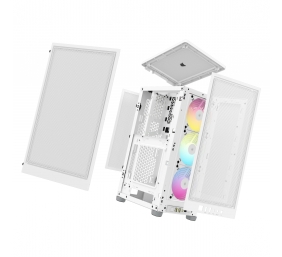 Corsair | RGB AIRFLOW PC Case | 2000D | White | Mini-ITX | Power supply included No | SFX
