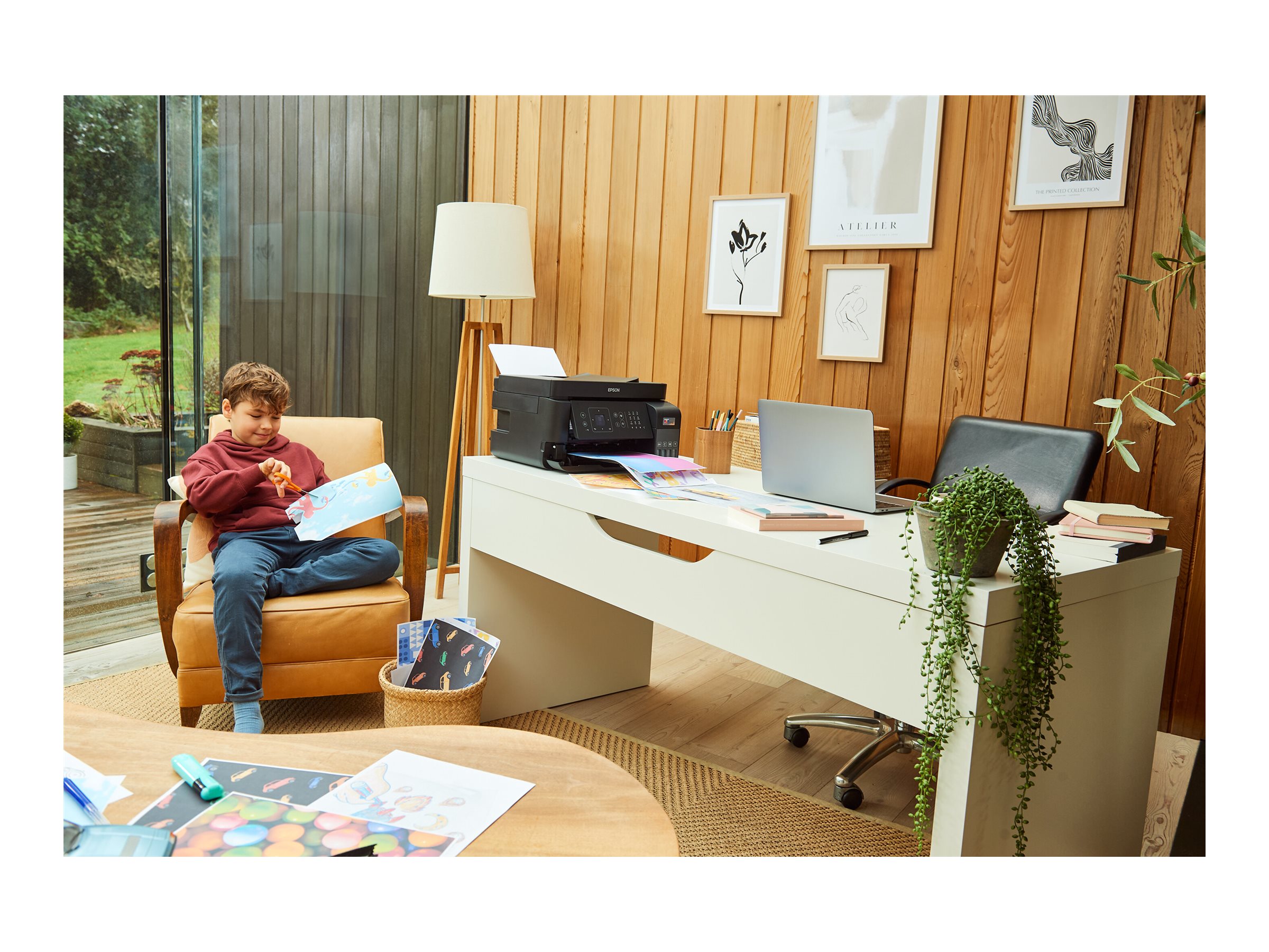 Epson Multifunctional printer | EcoTank L5590 | Inkjet | Colour | Inkjet Multifunctional Printer | A4 | Wi-Fi | Black
