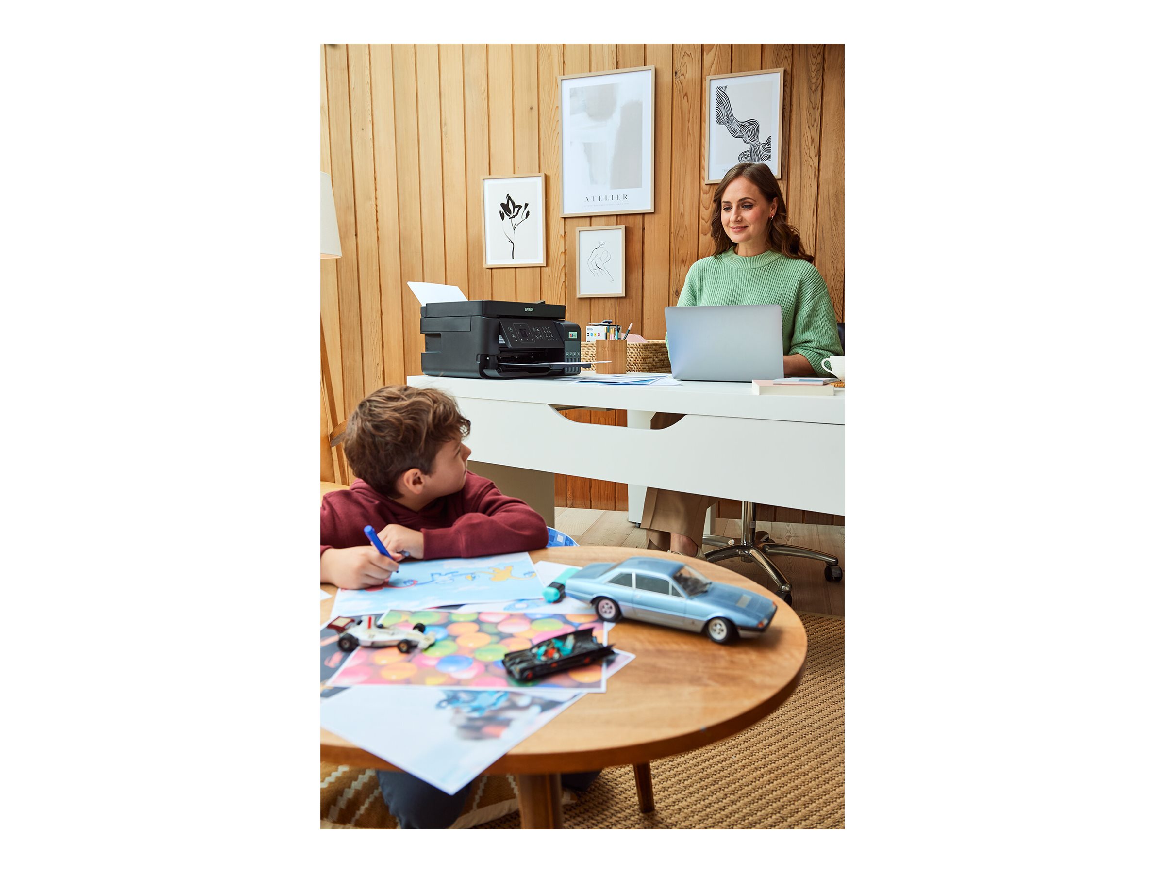 Epson Multifunctional printer | EcoTank L5590 | Inkjet | Colour | Inkjet Multifunctional Printer | A4 | Wi-Fi | Black