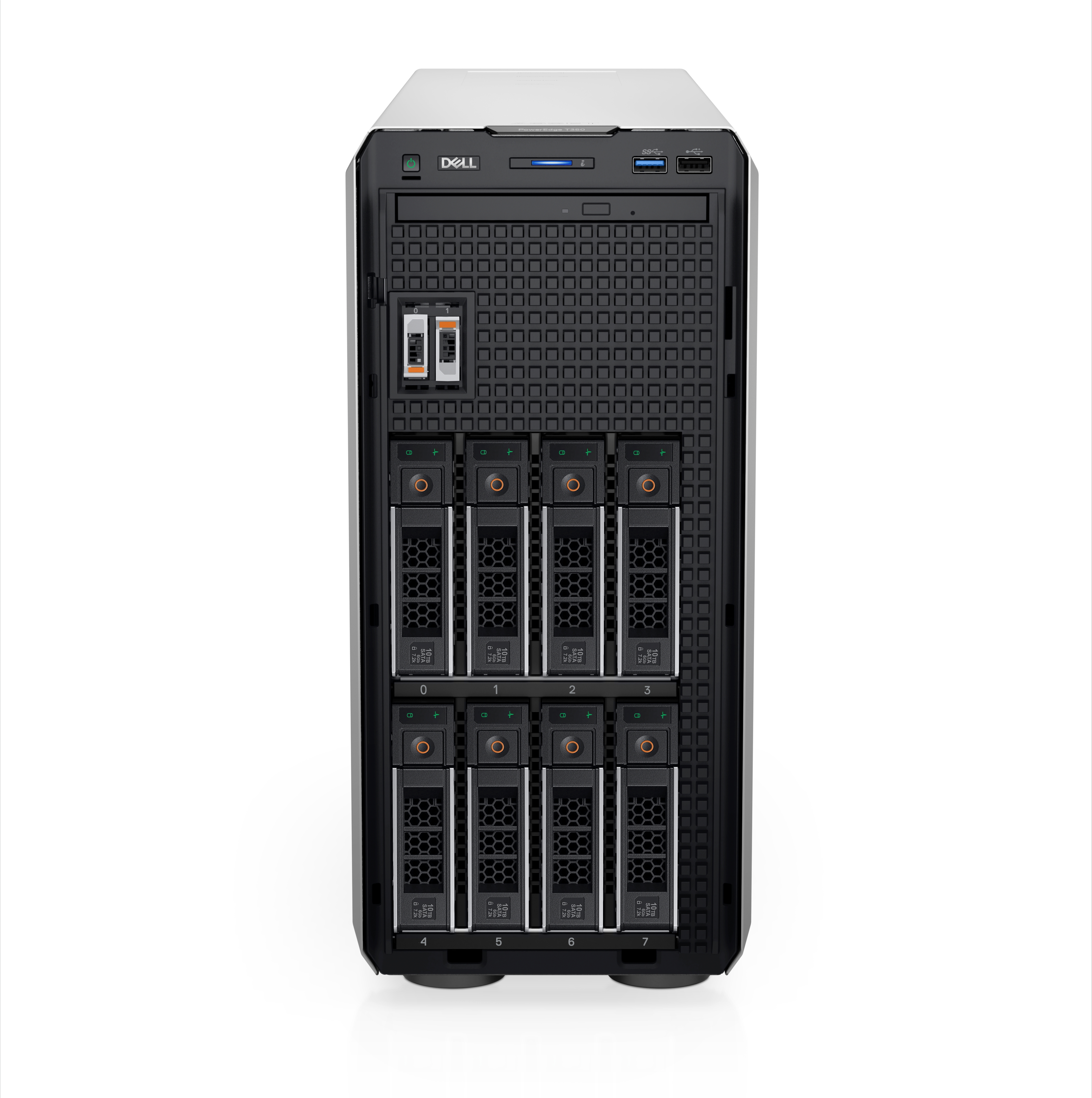 Dell Server PowerEdge T350 Xeon E-2314/1x16GB/1x480GB/8x3.5" (Hot Plug)/PERC H355/iDrac9 Basic/2x600W PSU/No Os/3Y Basic NBD Warranty