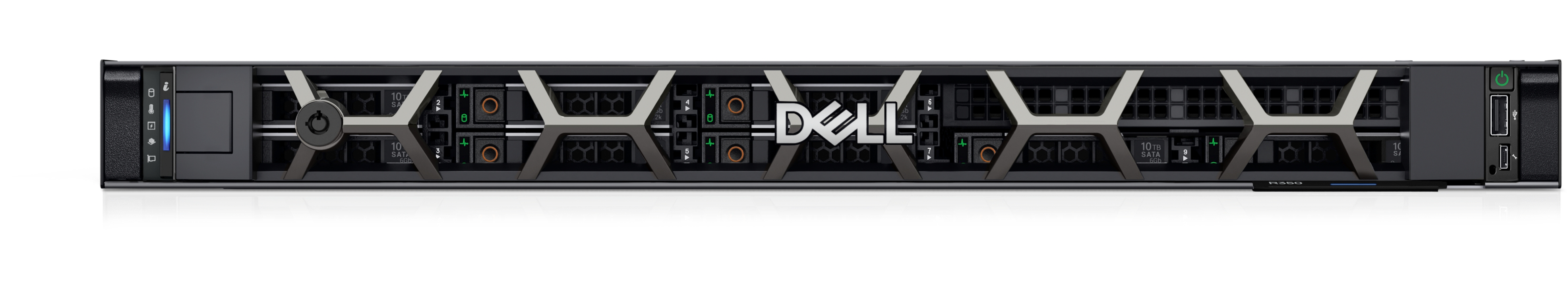 Dell Server PowerEdge R350 Xeon E-2314/1x16GB/1x480GB/4x3.5"(Hot-Plug)/PERC H355/iDrac9 Express/2x600W PSU/No OS/3Y Basic NBD Warranty