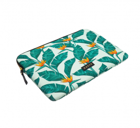 Casyx | SLVS-000008 | Casyx for MacBook | Fits up to size 13 ”/14 " | Sleeve | Birds of Paradise | Waterproof