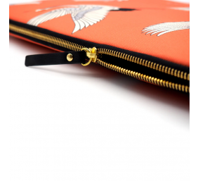 Casyx | SLVS-000006 | Casyx for MacBook | Fits up to size 13 ”/14 " | Sleeve | Coral Cranes | Waterproof