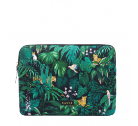 Casyx | Fits up to size 13 ”/14 " | Casyx for MacBook | SLVS-000020 | Sleeve | Deep Jungle | Waterproof