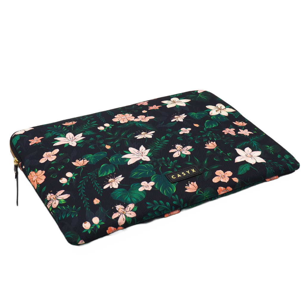 Casyx | SLVS-000021 | Casyx for MacBook | Fits up to size 13 ”/14 " | Sleeve | Glowing Forest | Waterproof