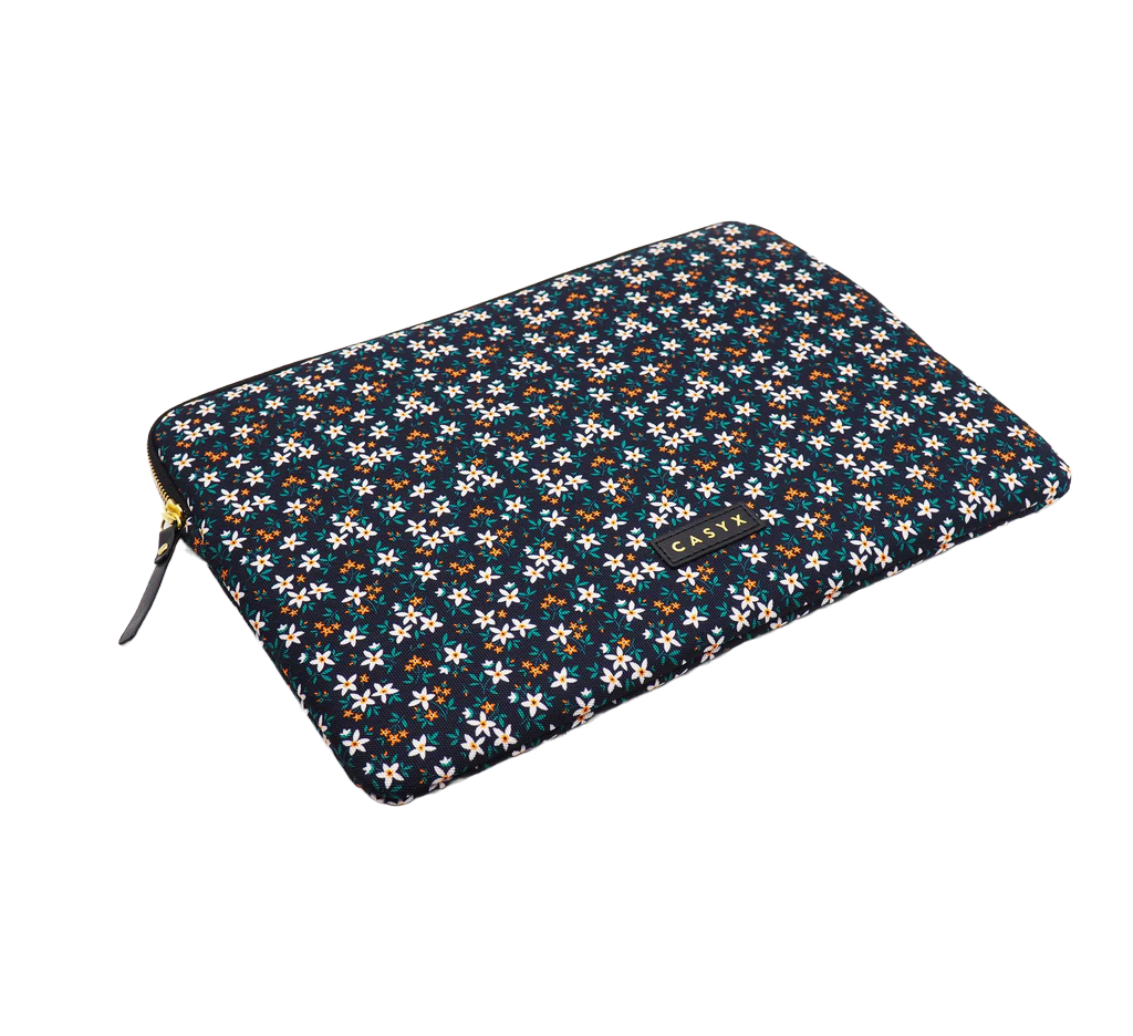 Casyx | SLVS-000013 | Casyx for MacBook | Fits up to size 13 ”/14 " | Sleeve | Midnight Garden | Waterproof