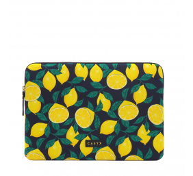 Casyx | SLVS-000002 | Casyx for MacBook | Fits up to size 13 ”/14 " | Sleeve | Midnight Lemons | Waterproof