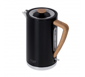 Adler | Kettle | AD 1347b | Electric | 2200 W | 1.5 L | Stainless steel | 360° rotational base | Black