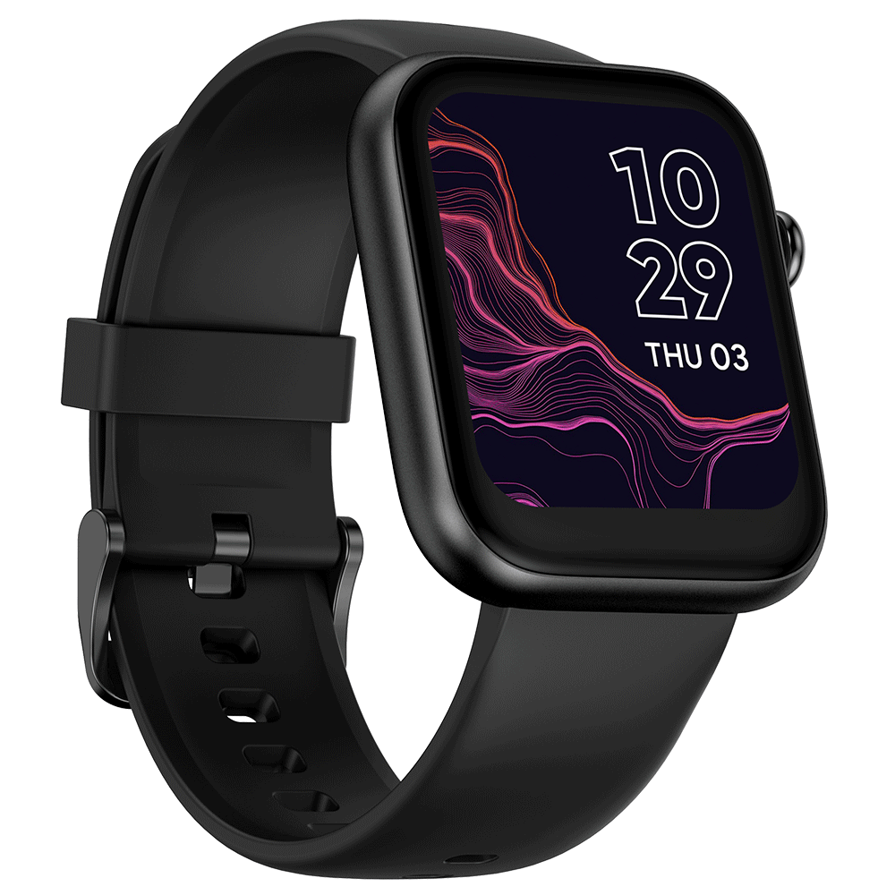 GTH2 | Smart watch | TFT | Touchscreen | 1.72” | Activity monitoring 24/7 | Waterproof | Bluetooth | Black