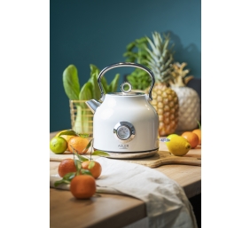 Adler | Kettle with a Thermomete | AD 1346w | Electric | 2200 W | 1.7 L | Stainless steel | 360° rotational base | White