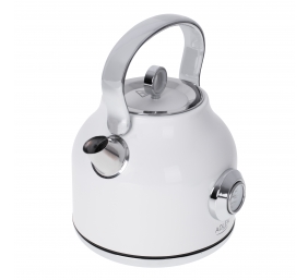 Adler | Kettle with a Thermomete | AD 1346w | Electric | 2200 W | 1.7 L | Stainless steel | 360° rotational base | White