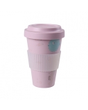 Stoneline Awave Coffee-to-go cup 21956 Capacity 0.4 L, Material Silicone/rPET, Rose