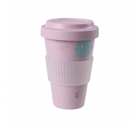 Stoneline | Awave Coffee-to-go cup | 21956 | Capacity 0.4 L | Material Silicone/rPET | Rose