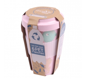 Stoneline | Awave Coffee-to-go cup | 21956 | Capacity 0.4 L | Material Silicone/rPET | Rose