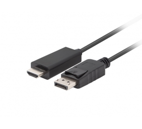 Lanberg | DisplayPort to HDMI Cable | DisplayPort Male | HDMI Male | DP to HDMI | 1 m