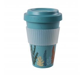 Stoneline | Awave Coffee-to-go cup | 21957 | Capacity 0.4 L | Material Silicone/rPET | Turquoise