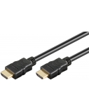 Goobay | High Speed HDMI Cable with Ethernet | Black | HDMI male (type A) | HDMI male (type A) | HDMI to HDMI | 1 m