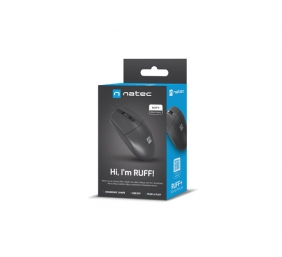 Natec | Mouse | Ruff Plus | Wired | Black