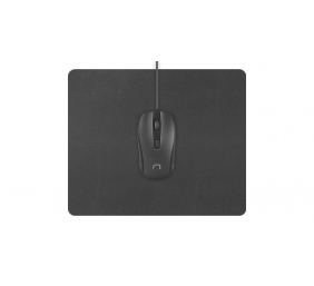 Natec | Mouse Pad | Fabric, Rubber | Printable | Black