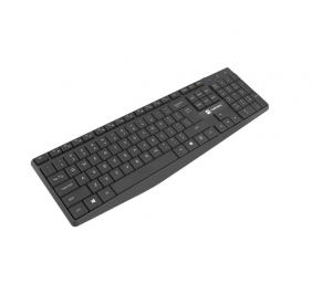 Natec | Keyboard and Mouse | Squid 2in1 Bundle | Keyboard and Mouse Set | Wireless | US | Black | Wireless connection