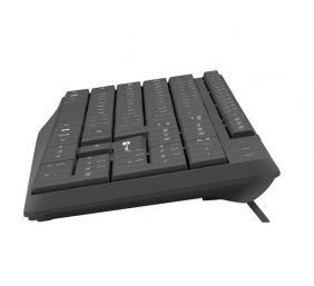 Natec | Keyboard and Mouse | Squid 2in1 Bundle | Keyboard and Mouse Set | Wireless | US | Black | Wireless connection