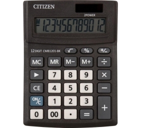 Skaičiuotuvas stalinis Business Line CITIZEN CMB1201-BK