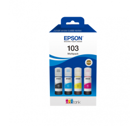 Epson 103 EcoTank (C13T00S64A) kasetė rašaliniams spausdintuvams, CMYK, Komplektas 4 spalvų